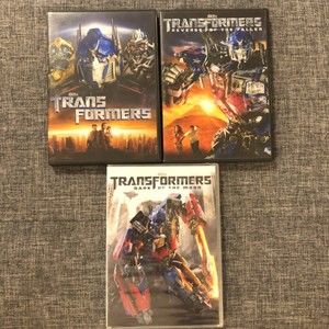 Transformers First 3 Movies Michael Bay Director Shia LeBeouf New/Like New DVDs